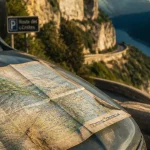 carte gorges du verdon sur la route des crêtes