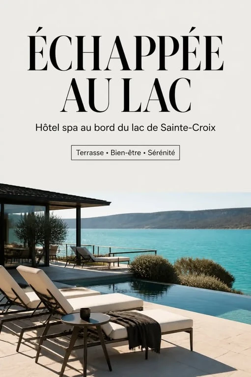 Hôtel & spa des gorges du verdon au bord du lac de Sainte-Croix dans une ambiance paisible