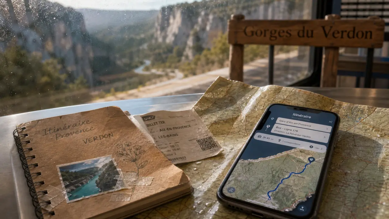 Gorges du Verdon train : gares et bus pour visiter les gorges du Verdon