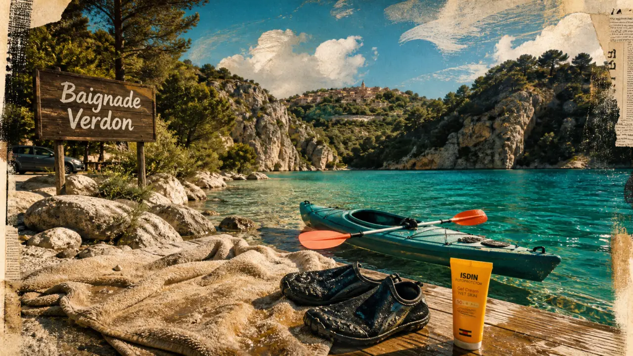 Lac de sainte-croix baignade au Verdon et kayak sur le lac