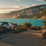 Parking du Jas Sainte-Croix-du-Verdon : accès au lac, 300 places