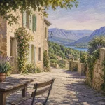 Que faire à Montagnac Montpezat : ruelle provençale vers le Verdon