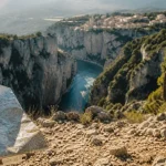 Randonnée point sublime Verdon : sentier au bord du Verdon, falaises et gorges