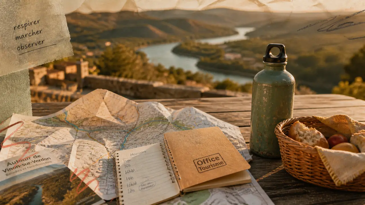 Vinon sur Verdon tourisme : randonnées, activités sportives au Verdon
