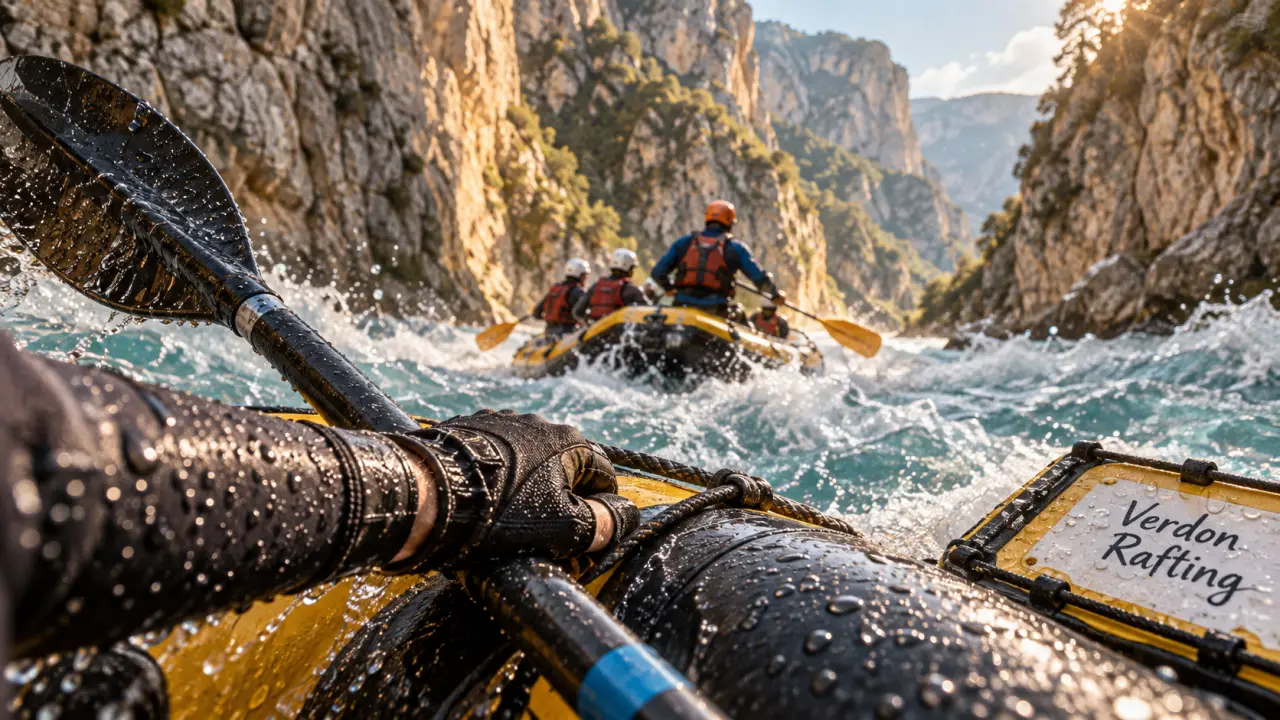 Action aventure canyoning rafting dans les gorges du Verdon, guide sur eaux vives