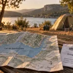 Camping lac de sainte croix pas cher : carte et billet de réservation pour un emplacement