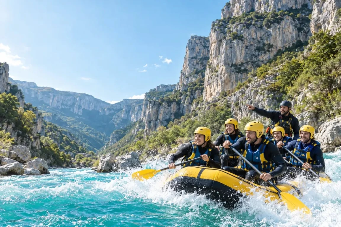 Rafting Verdon Castellane dans les Gorges du Verdon