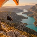Parapente gorges du verdon : biplace au coucher du soleil près du Verdon