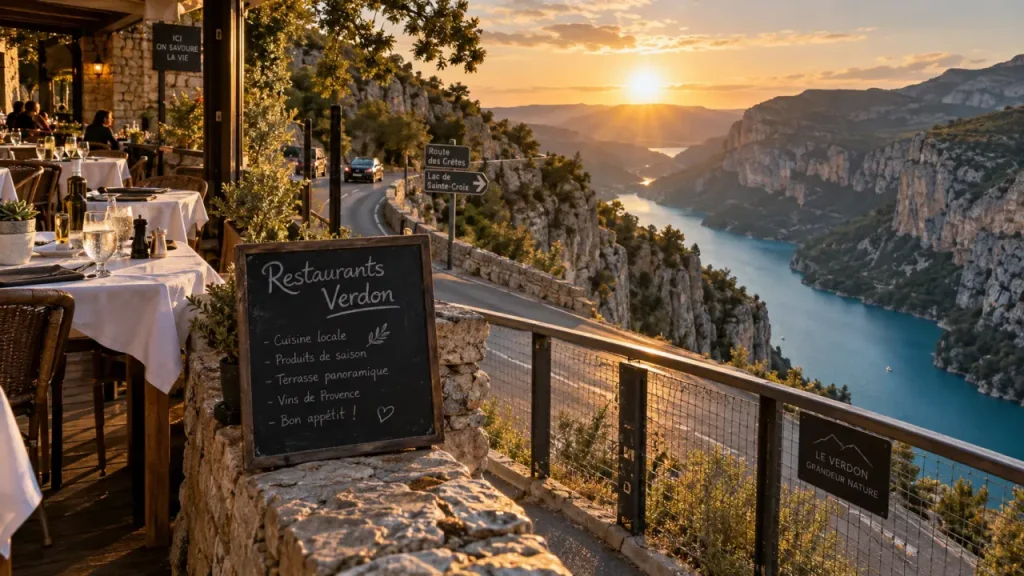 Restaurant dans les Gorges du Verdon : où manger sans gâcher la vue ni le budget