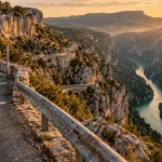 Route des cretes gorges du Verdon, belvédère D23, canyon du Verdon