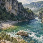 Vallon de Sourn : baignade sans surveillance dans l’Argens, eau fraîche