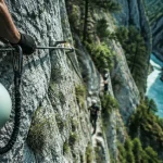 Via ferrata gorges du Verdon : baudrier et longe sur câble