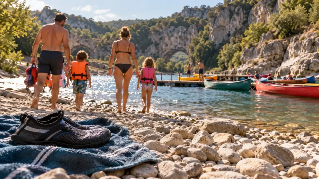 Plage de sauze : baignade en rivière à Saint-Martin-d’Ardèche