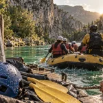 Rafting la palud sur verdon : départ en raft à Castellane sur le Verdon