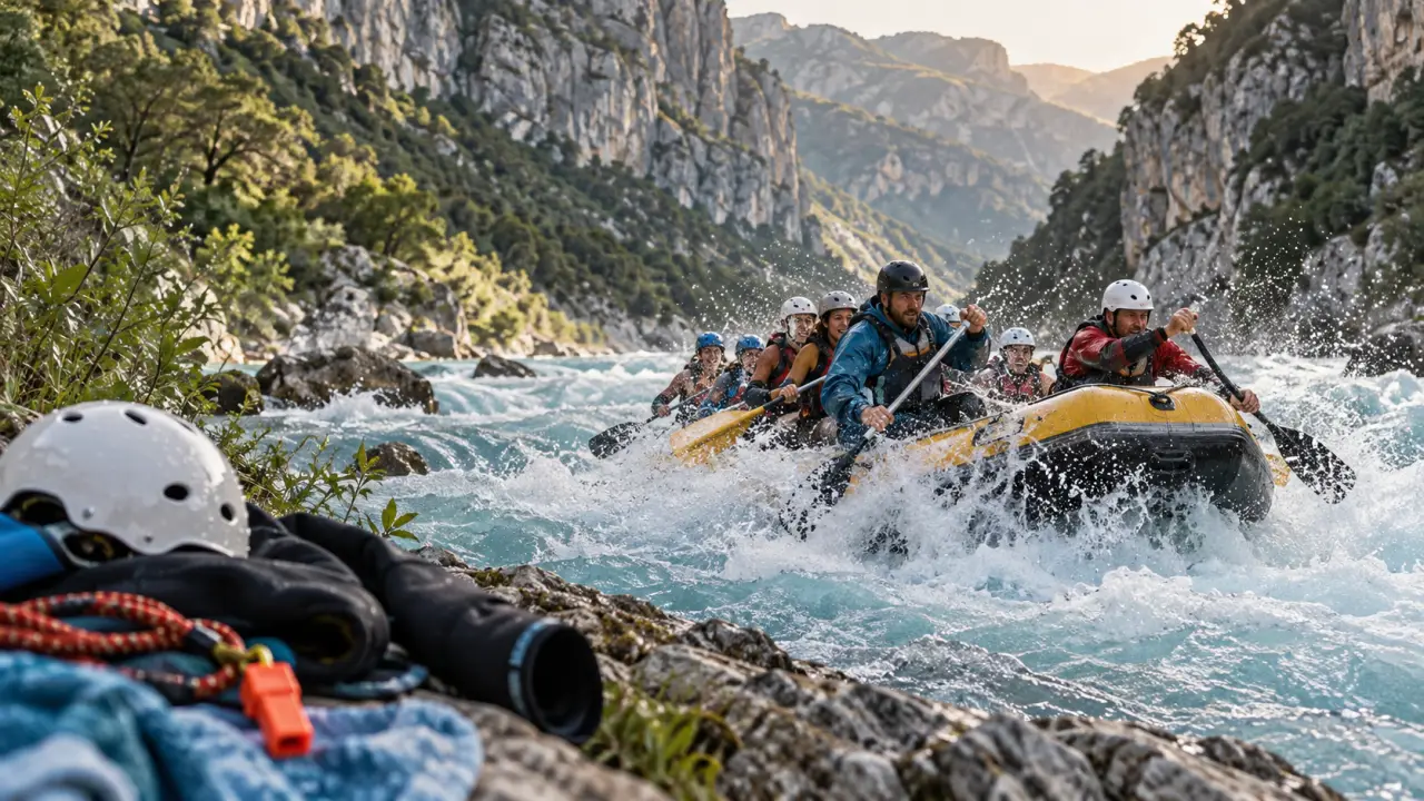 Rafting vinon sur verdon sur le Verdon en raft, guides et rapides