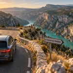 Villes gorges du Verdon : route vers La Palud-sur-Verdon